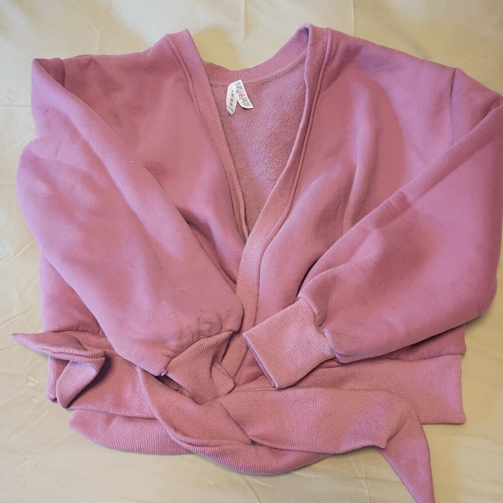 Latched Mama Wrap Fleece Sweatshirt